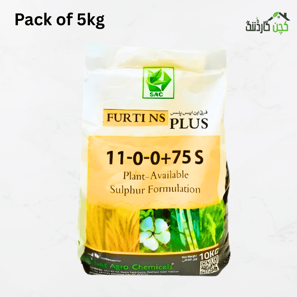 Furti NS Plus Fertilizer 5KG (Part of 10KG) – Nitrogen & Sulphur Fertilizer for Healthy Crops and Higher Yields