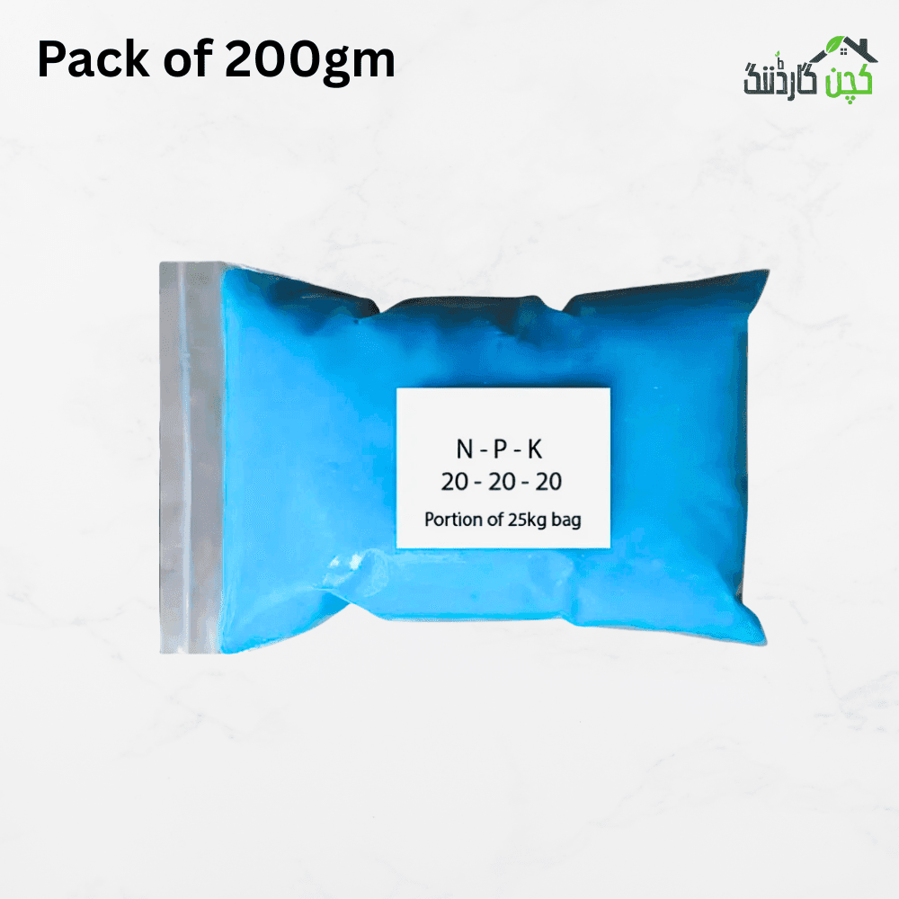 NPK 20-20-20 + TE Water Soluble Fertilizer 250GM (Part of 25KG Bag) – Complete Plant Nutrition for Healthy Growth