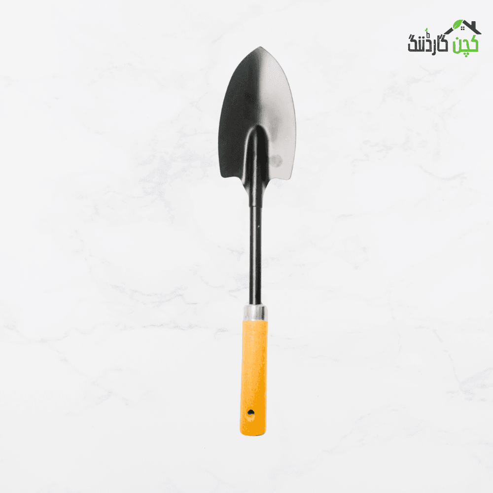 Shovel Long Metal And Wooden Handle